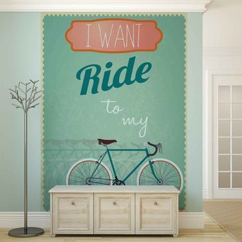 Wall Mural Racing Bicycle Retro