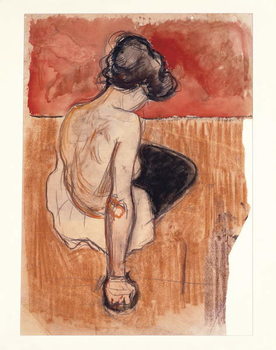 Wall Mural Sitting Model