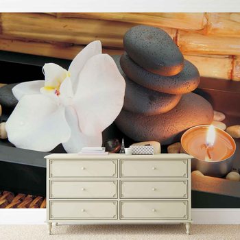 Wall Mural Stone Peaceful Zen