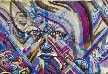 Wall Mural Street Eyes