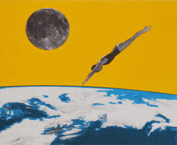 Wall Mural The space dive, 2016,