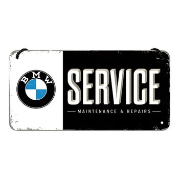 Metalen wandbord BMW - Service