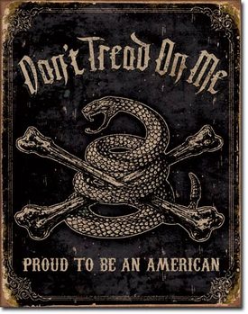 Metalen bord DTOM - Proud to be American