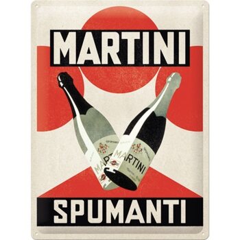 Metalen wandbord Martini Spumanti