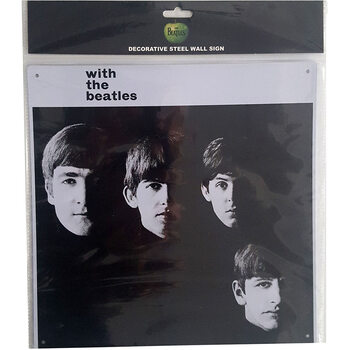 Metalen wandbord The Beatles - With The Beatles