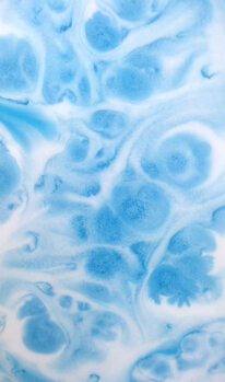 Samolepka watercolor abstraction of blurred blue spots