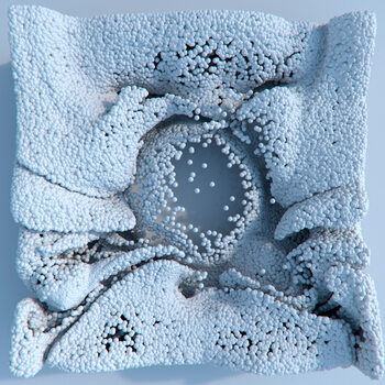 Sticker White Particle Formation, c.2015-2025