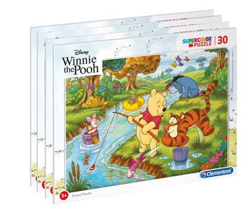 Puslespill Winnie The Pooh - Set 4 pcs