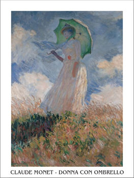 Woman with a Parasol Festmény reprodukció