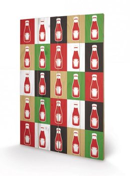 Obraz na dřevě Heinz - TK Silhouette