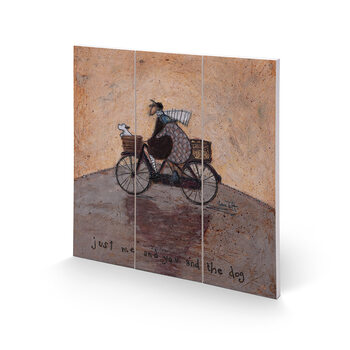 Obraz na dřevě Sam Toft - Just Me And You And The Dog