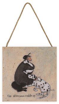 Sam Toft - The Afternoon Cuddle Up Wooden Art