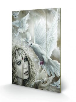 Obraz na dřevě Spiral - Doves of Peacel