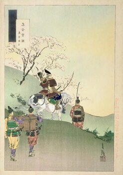 Quadro su tela Yoshiie Ason: 'The Barrier at Nakoso'