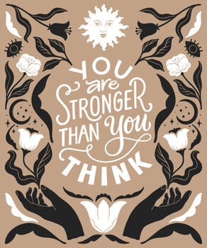 Samolepka You are stronger than you think-
