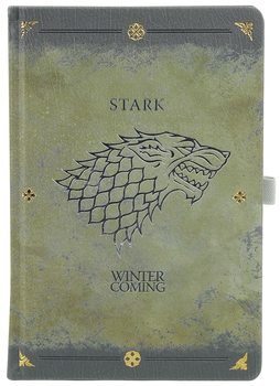 Zápisník Game Of Thrones - Stark Worn Premium