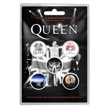 Komplet značk Queen - Freddie