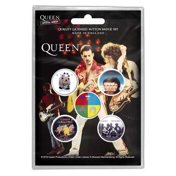 Komplet značk Queen - Later Albums