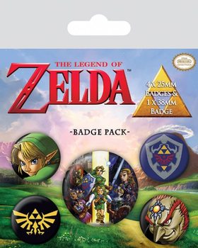 Komplet značk The Legend Of Zelda