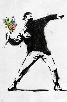 Αφίσα Banksy - The Flower Thrower