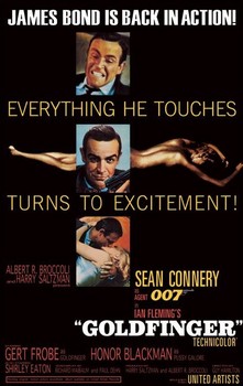 Αφίσα JAMES BOND 007 – goldfinfer-excitement