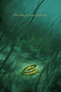 XXL Αφίσα Lord of the Rings - One ring to rule them all