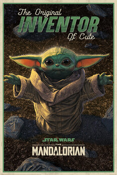 Αφίσα Star Wars: The Mandalorian - The Original Inventor of Cute