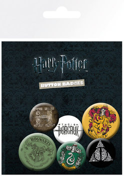 Комплект значки 4 броя Harry Potter - Mix