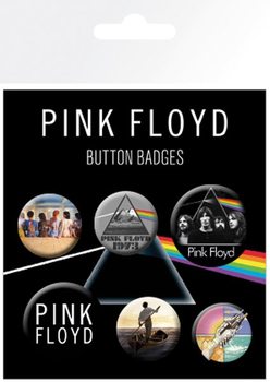 Комплект значки 4 броя Pink Floyd - Mix