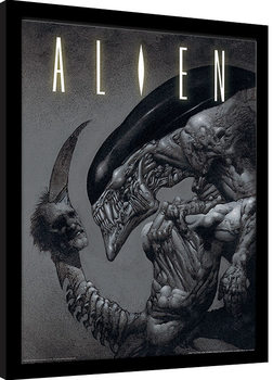 Плакат у рамці Aliens - Head on Tail