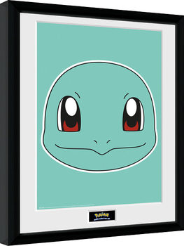 Плакат у рамці Pokemon - Squirtle Face