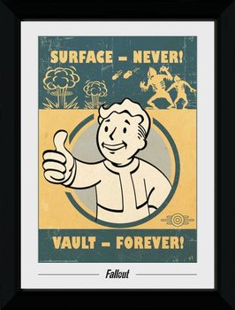 Fallout - Vault Forever Плакат у рамці