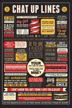 Chat Up Lines Плакат