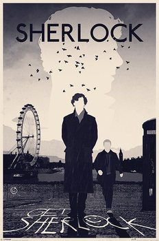 Sherlock - London Плакат
