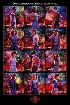 Stranger Things - Character Montage Плакат