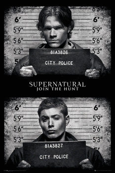 Supernatural - Mug Shots Плакат