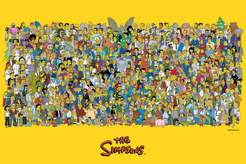 The Simpsons - Characters Плакат