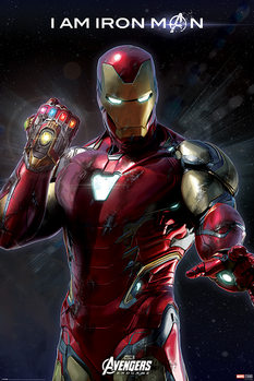 Плакат Avengers Endgame - I Am Iron Man
