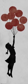 Плакат Banksy - Girl Floating