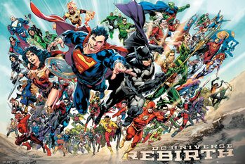 Плакат DC Universe - Rebirth