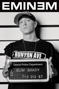 Плакат Eminem - mugshot