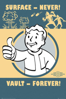 Плакат Fallout 4 - Vault Forever