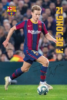 Плакат FC Barcelona - De Jong 2020/2021