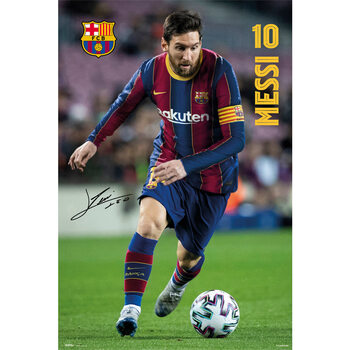 Плакат FC Barcelona - Messi 2020/2021