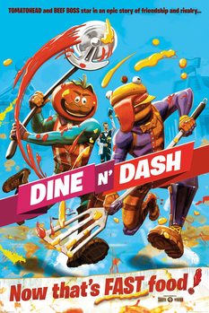 Плакат Fortnite - Dine and Dash
