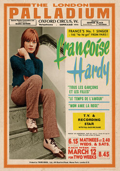 Плакат Francoise Hardy - Live at London