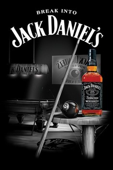 Плакат Jack Daniel's - pool room