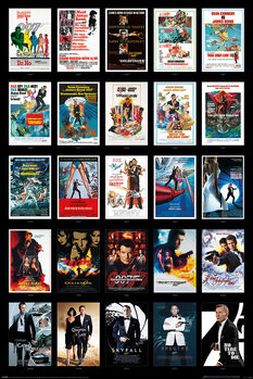 Плакат James Bond - 25 Films