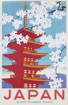 Плакат Japan railways