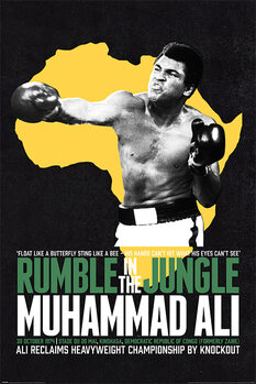 Плакат Muhammad Ali - Rumble in the Jungle